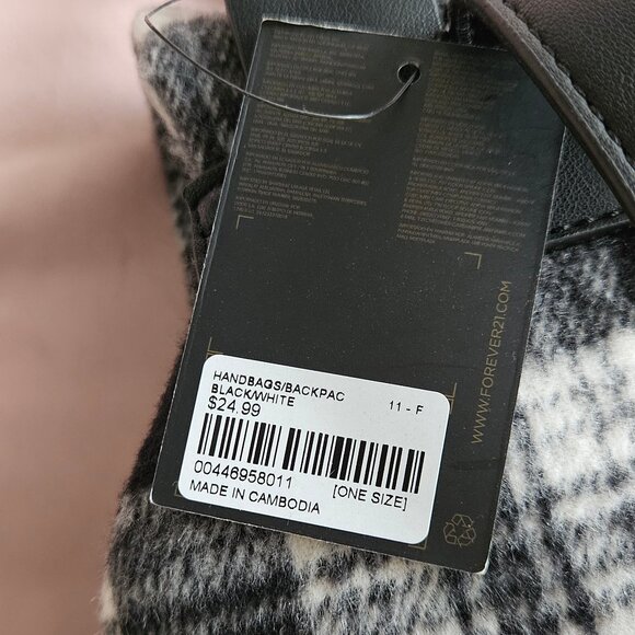 Plaid mini backpack - Picture 3 of 3